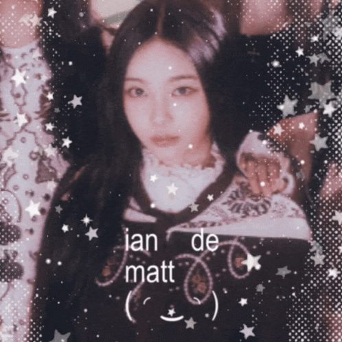 a picture of a girl with the name matt on it