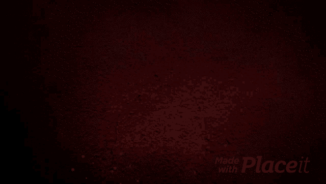a red background that says made with placeit on it