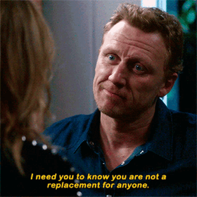 Greys Anatomy Owen Hunt GIF - Greys Anatomy Owen Hunt I Need You To Know You Are Not A Replacement GIFs