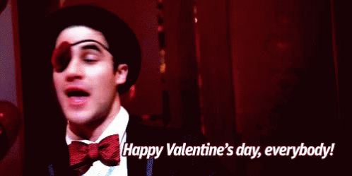 Valentines Day Glee GIF - Valentines Day Glee Blaine Anderson GIFs