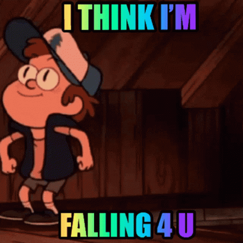 Gravity Falls Dipper Pines GIF - Gravity Falls Dipper Pines Falling For You GIFs