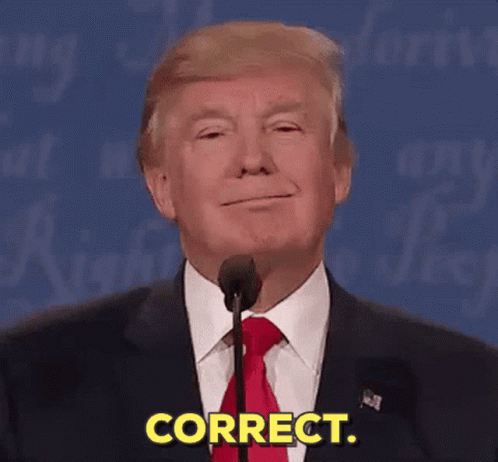 Donald Trump Correct GIF - Donald Trump Correct Election2016 GIFs