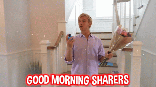 Good Morning Sharers Stephen Sharer GIF - Good Morning Sharers Stephen Sharer Good Morning Everyone GIFs