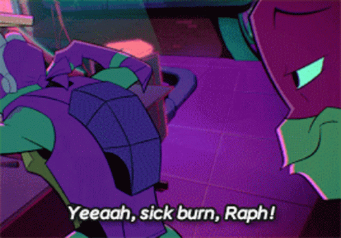 Rise Of The Tmnt Donatello GIF - Rise Of The Tmnt Donatello Yeah Sick Burn Raph GIFs
