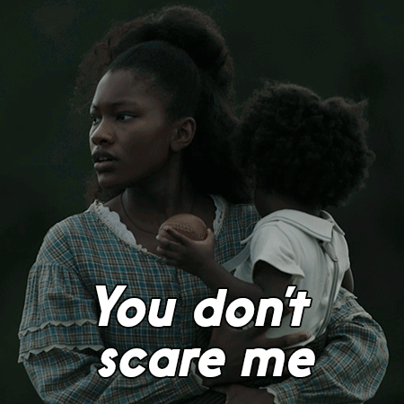You Don'T Scare Me Sally Reeves GIF - You Don'T Scare Me Sally Reeves Lawmen Bass Reeves GIFs