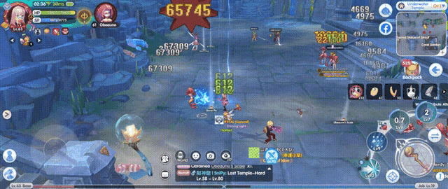 a screenshot of a video game shows a number of players including a character named cleasure