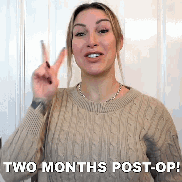 Two Months Post Op Tracy Kiss GIF - Two Months Post Op Tracy Kiss After Two Months GIFs
