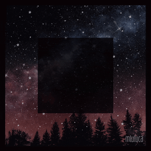 a poster that says buenas noches with a starry sky in the background