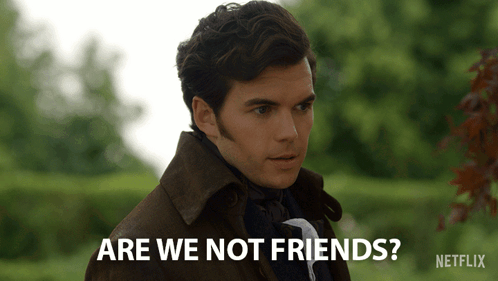 Are We Not Friends Colin GIF - Are We Not Friends Colin Bridgerton GIFs