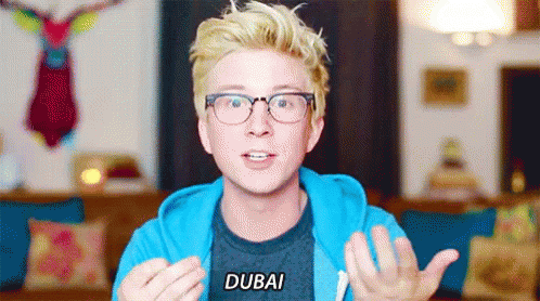 Tyler Oakley Dubai GIF - Tyler Oakley Dubai Youtuber GIFs
