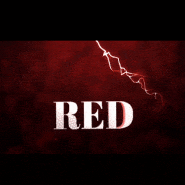 a lightning bolt strikes the word team in a red background
