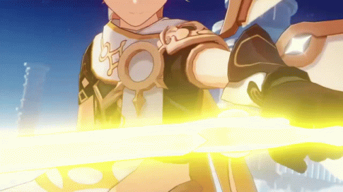 Traveler Male Aether GIF