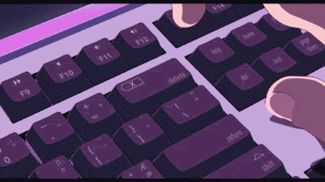 Pompo The Cinephile Typing Fast GIF - Pompo The Cinephile Typing Fast Anime GIFs