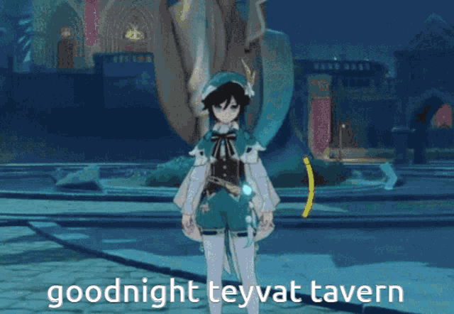 Goodnight Teyvat Tavern GIF - Goodnight Teyvat Tavern Venti GIFs