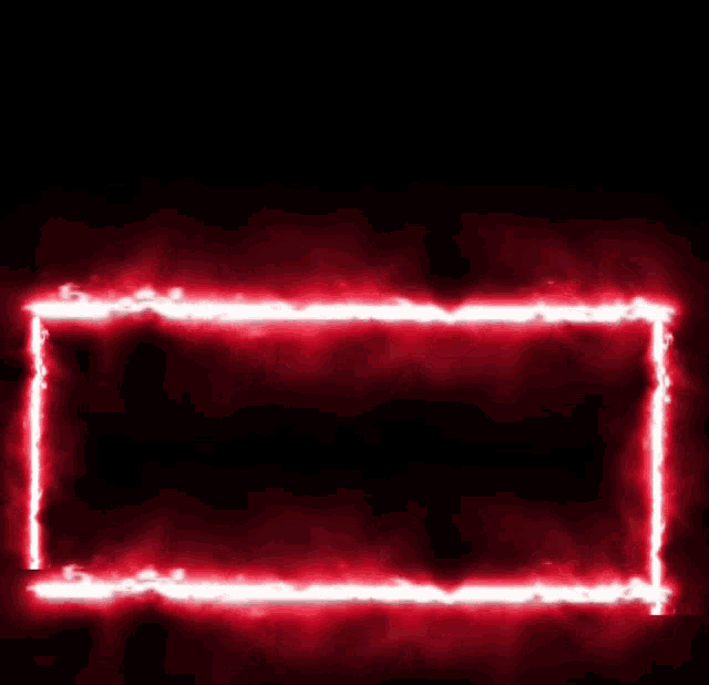 a neon sign that says brawling with a red frame around it