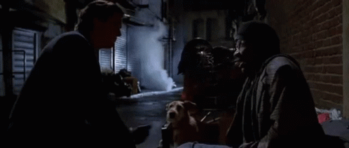 Stabbed American Psycho GIF - Stabbed American Psycho Homeless GIFs
