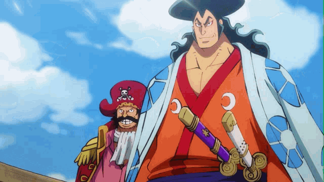 a cartoon character holding a sword with the letter c on the handle