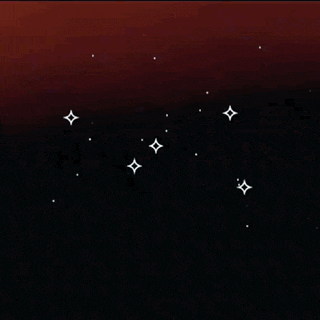 a black background with white stars and the words da den luc em pha nha