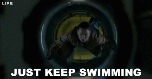 Just Keep Swimming GIF - Life Life Movie Rebecca Ferguson GIFs
