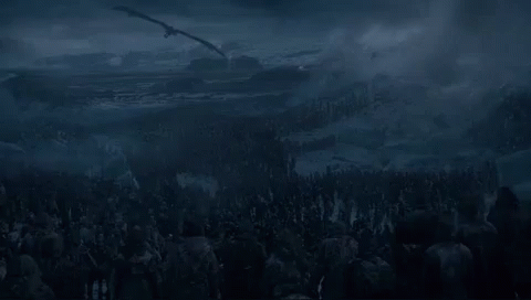 The Wolf And The Dragon Game Of Thrones GIF - The Wolf And The Dragon Game Of Thrones The Wall GIFs