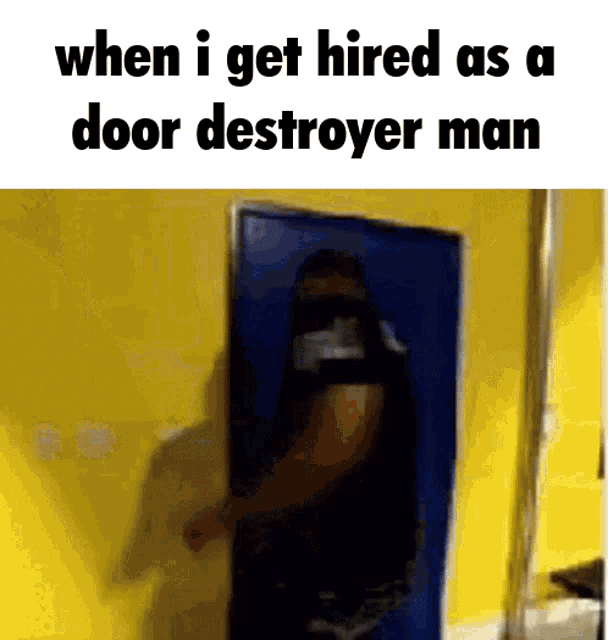 Door Doors GIF - Door Doors Door Destroy Man GIFs