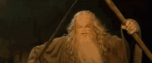 Gandalf You Shall Not Pass GIF - Gandalf You Shall Not Pass Noseless GIFs