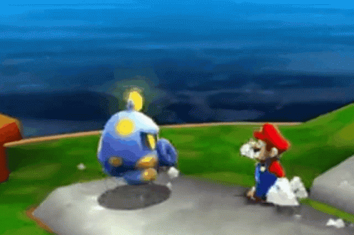Mario Idiot Gets Decked GIF - Mario Idiot Gets Decked Super Mario Galaxy GIFs