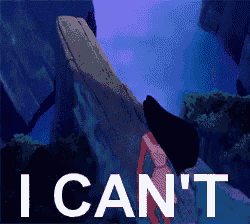 a cartoon scene with the words i can t