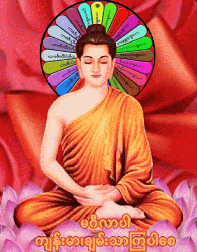 မင်္ဂလာပါ Buddha GIF - မင်္ဂလာပါ Buddha Spin GIFs