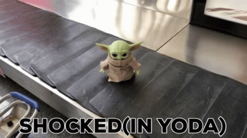 Baby Yoda Yoda GIF - Baby Yoda Yoda Baby Yoda Shocked GIFs