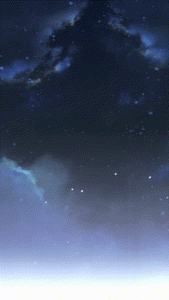 a dark blue sky with a few stars in it