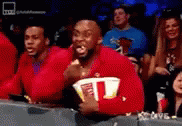 Excited Popcorn GIF - Excited Popcorn Wwe GIFs