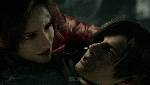 a man and a woman are looking at each other in a dark room and the words nightraven are on the bottom right