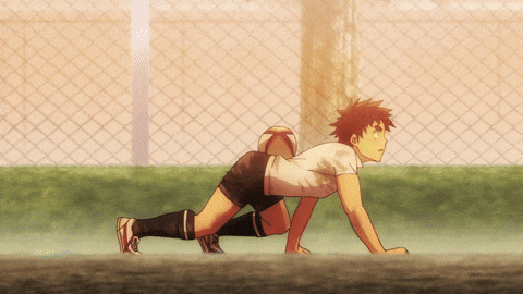 a cartoon drawing of a soccer player getting ready to kick a ball