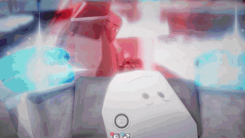 a screenshot of a video game showing a percentage of 0 %