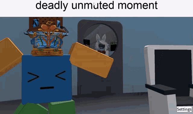 Deadly Unmuted Moment Roblox GIF - Deadly Unmuted Moment Roblox Moves GIFs