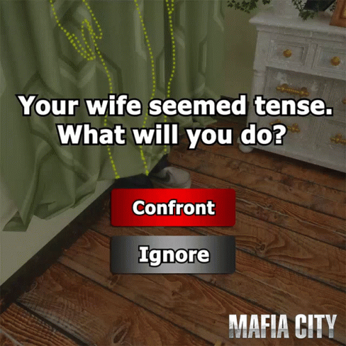 Your Wife Seemed Tense What Will You Do GIF - Your Wife Seemed Tense What Will You Do Confront GIFs