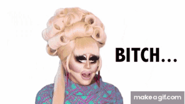 two drag queens are taking a picture of themselves on a scooter