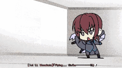 a cartoon drawing of a girl with the words " flying " written on the bottom