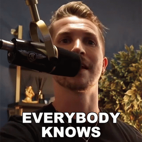 Everybody Knows Cole Rolland GIF - Everybody Knows Cole Rolland They All Know GIFs