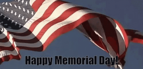 Happy Memorial Day American Flag GIF - Happy Memorial Day American Flag GIFs
