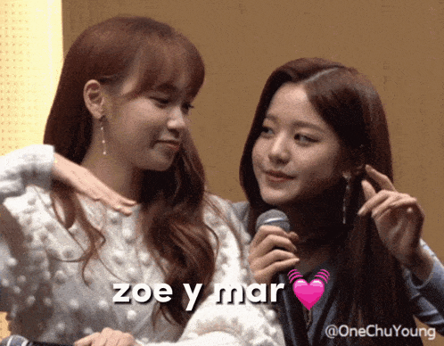 Zoe Y Mar Izone GIF - Zoe Y Mar Izone Wonyoung Chaewon GIFs