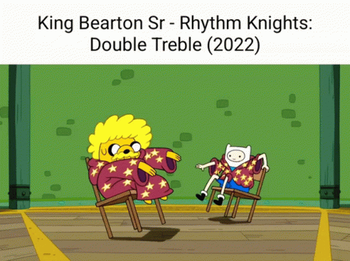 Rhythm Knights Rhythm Knights Double Treble GIF - Rhythm Knights Rhythm Knights Double Treble King Bearton GIFs