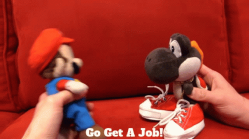 Sml Mario GIF - Sml Mario Go Get A Job GIFs