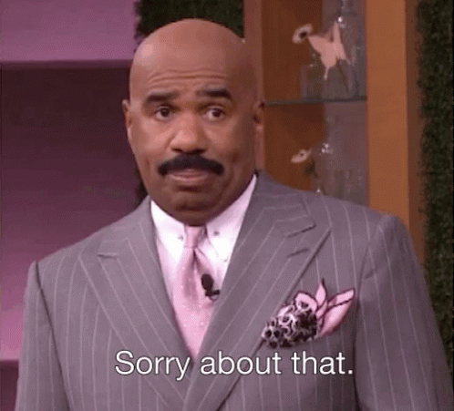 Steve Harvey Sorry About That GIF