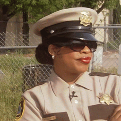 Stare Deputy Raineesha Williams GIF