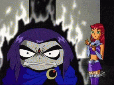 Raven Angry GIF - Raven Angry Teen Titans GIFs