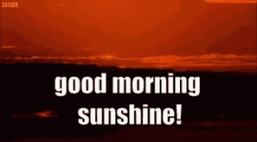 Good Morning Sunshine GIF