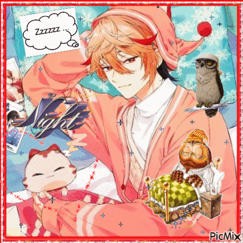 a picture of a boy with a speech bubble that says " zzzz "