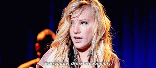 Glee Brittany Pierce GIF - Glee Brittany Pierce Everybody Drink Responsibly GIFs